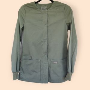 Cherokee Workwear Sage Green Scrub Jacket Size XXS